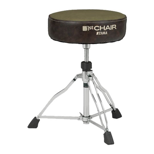 Tama 1st Chair Rounded Seat w/ Canvas Top (Khaki / Brown) Tama 1st Chair Rounded Seat w/ Canvas Top (Khaki / Brown)