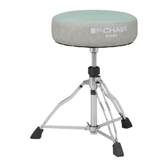 Tama 1st Chair Rounded Seat w/ Canvas Top (Light Blue/Gray) Tama 1st Chair Rounded Seat w/ Canvas Top (Light Blue/Gray)