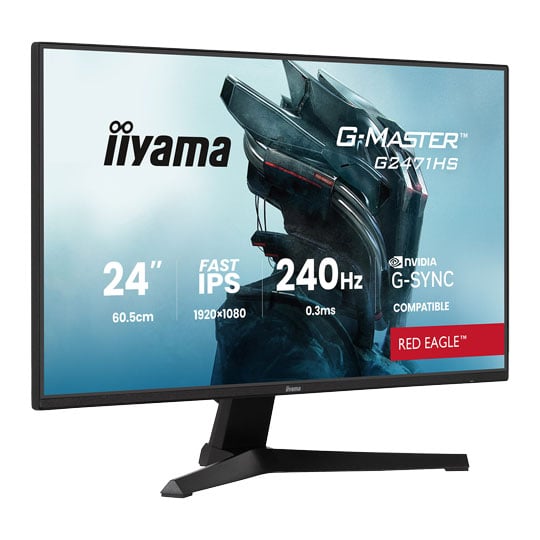 iiyama 24" Red Eagle G-Master Full HD 240Hz IPS NVIDIA G-Sync Monitor