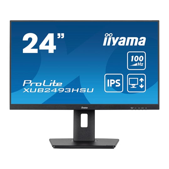 iiyama ProLite XUB2493HSU-B7 24" Full HD 100Hz Adaptive Sync IPS Monitor iiyama ProLite XUB2493HSU-B7 24" Full HD 100Hz Adaptive Sync IPS Monitor