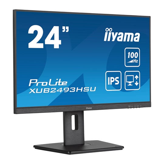 iiyama ProLite XUB2493HSU-B7 24" Full HD 100Hz Adaptive Sync IPS Monitor iiyama ProLite XUB2493HSU-B7 24" Full HD 100Hz Adaptive Sync IPS Monitor