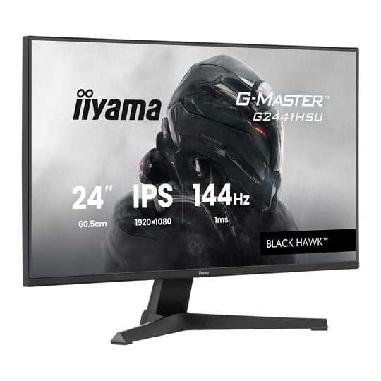 iiyama 24" G2441HSU-B1 G-Master BLACK HAWK 144Hz AMD FreeSync IPS Gaming Monitor