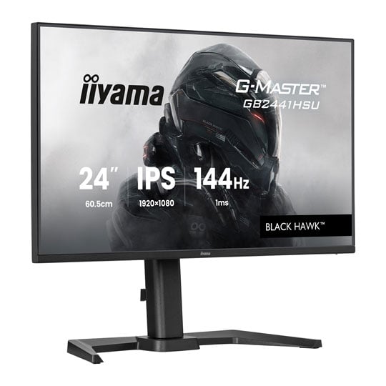 iiyama 24" GB2441HSU-B1 G- Master BLACK HAWK 144Hz AMD FreeSync IPS Gaming Monitor iiyama 24" GB2441HSU-B1 G- Master BLACK HAWK 144Hz AMD FreeSync IPS Gaming Monitor
