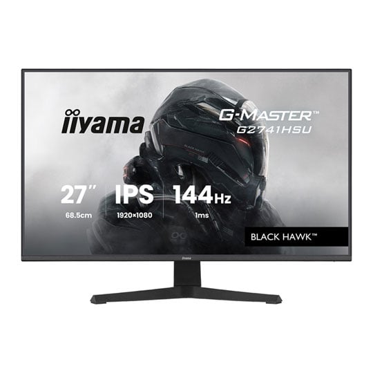 iiyama 27" G2741HSU-B1 G-Master BLACK HAWK 144Hz AMD FreeSync IPS Gaming Monitor