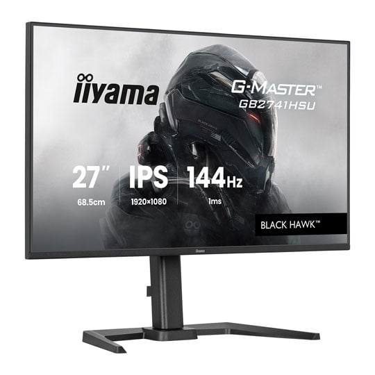 iiyama 27" GB2741HSU-B1 G-Master BLACK HAWK 144Hz AMD FreeSync IPS Gaming Monitor