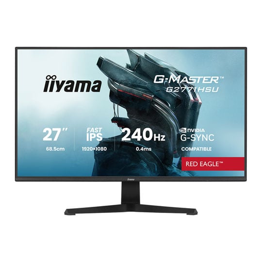 iiyama 27" G2771HSU-B1 G-Master RED EAGLE Full HD 240Hz Adaptive Sync Fast IPS Gaming Monitor