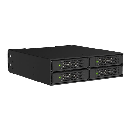 ICY DOCK ToughArmor MB699V5P-B 4-Bay PCIe 5.0 U.2/U.3 NVMe SSD Mobile 5.25" Drive Bay Rack Enclosure ICY DOCK ToughArmor MB699V5P-B 4-Bay PCIe 5.0 U.2/U.3 NVMe SSD Mobile 5.25" Drive Bay Rack Enclosure