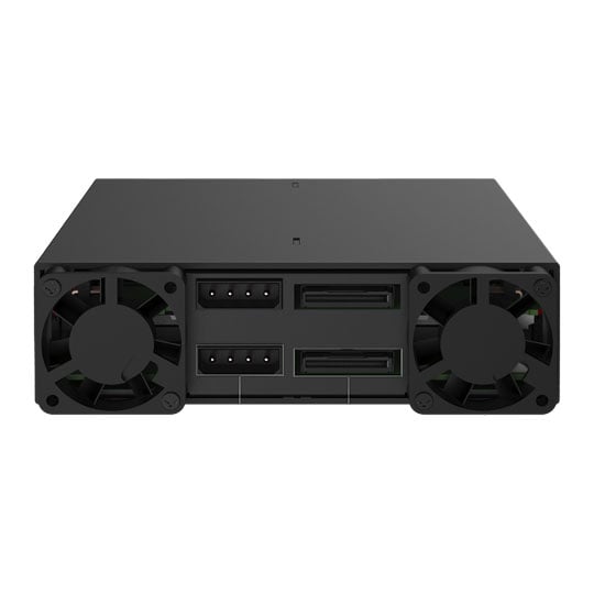 ICY DOCK ToughArmor MB699V5P-B 4-Bay PCIe 5.0 U.2/U.3 NVMe SSD Mobile 5.25" Drive Bay Rack Enclosure : image 4