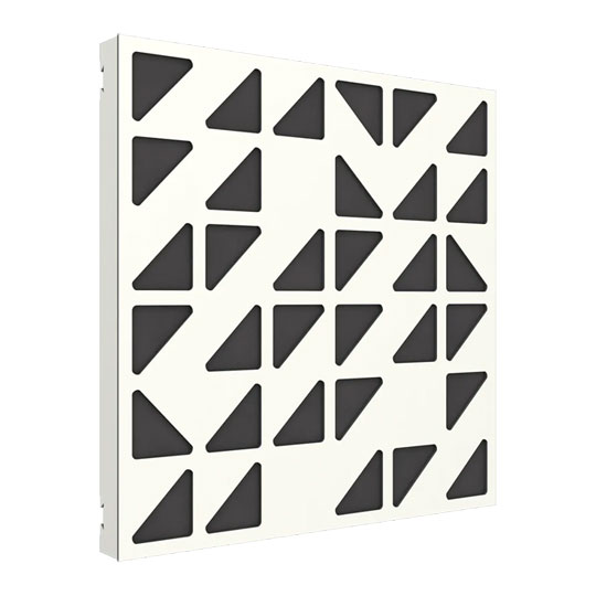 Vicoustic VicPattern Ultra Triangles - Box of 3, White Matte