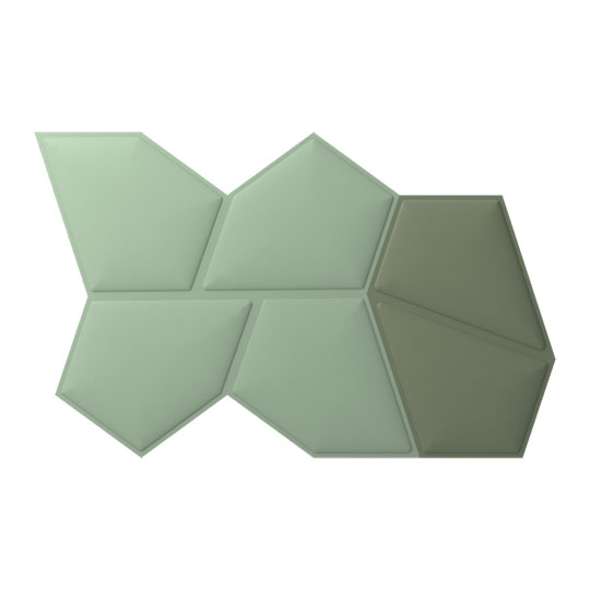 Vicoustic GEN_VMT Penray 1 Tiles - Box of 12, Moss Green
