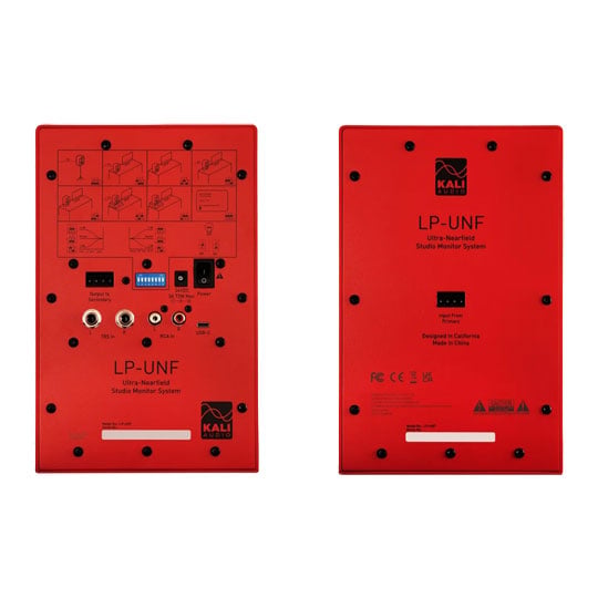 KALI LP-UNF 4" 2-Way Powered Loudspeaker System w/Bluetooth (Pair) Red : image 4