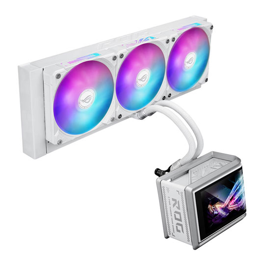 ASUS ROG RYUO IV SLC 360 ARGB White Edition All In One Liquid CPU Cooler ASUS ROG RYUO IV SLC 360 ARGB White Edition All In One Liquid CPU Cooler