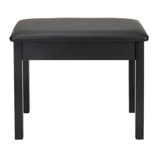 On-Stage Flip-Top Keyboard/Piano Bench (Black) : image 3