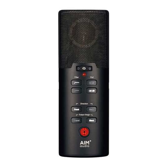 Aim Audio INSPIRE + Pack Multipattern Condenser Studio Microphone with Shockmount & Custom Case : image 3
