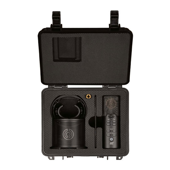 Aim Audio INSPIRE + Pack Multipattern Condenser Studio Microphone with Shockmount & Custom Case : image 4