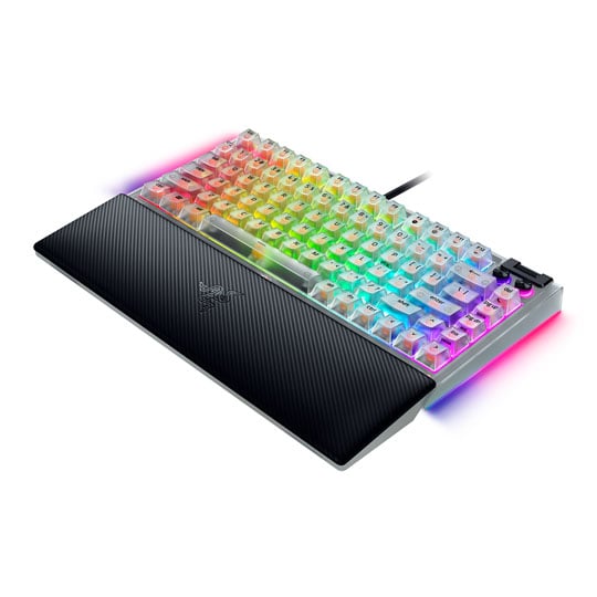 Razer BlackWidow V4 75% Orange Switch Phantom White Mechanical Gaming Keyboard- US Layout : image 4