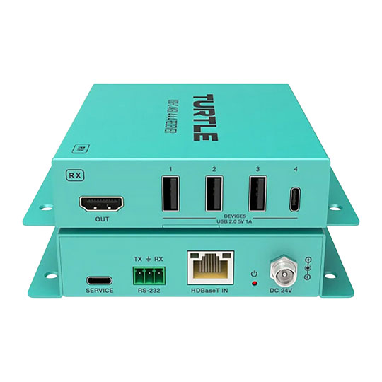 Turtle AV USB-C 4K60 & USB 2.0 Extender Kit