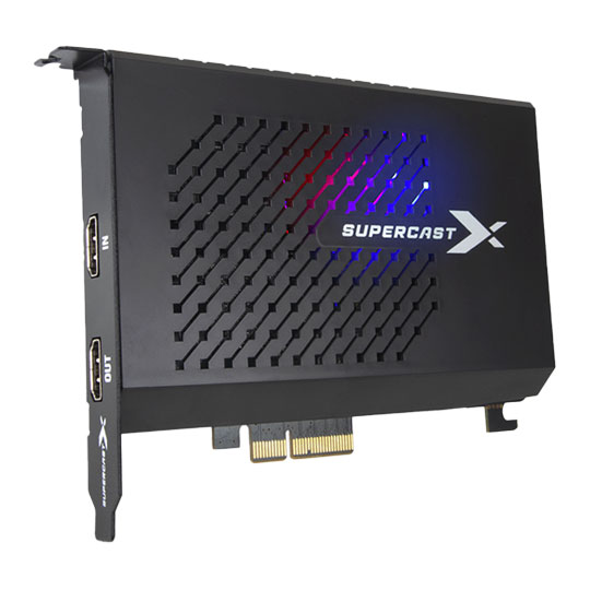 Open Box Supercast X LiVE4K UHD HDR Internal PCIe Capture Card