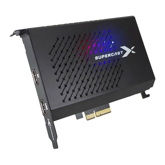 Open Box Supercast X LiVE4K UHD HDR Internal PCIe Capture Card