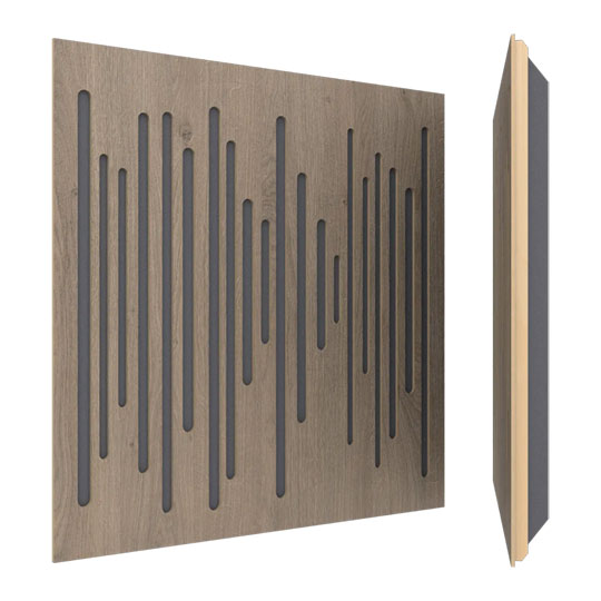 Vicoustic B05763 Wavewood Ultra Lite Brown Oak - Box of 8