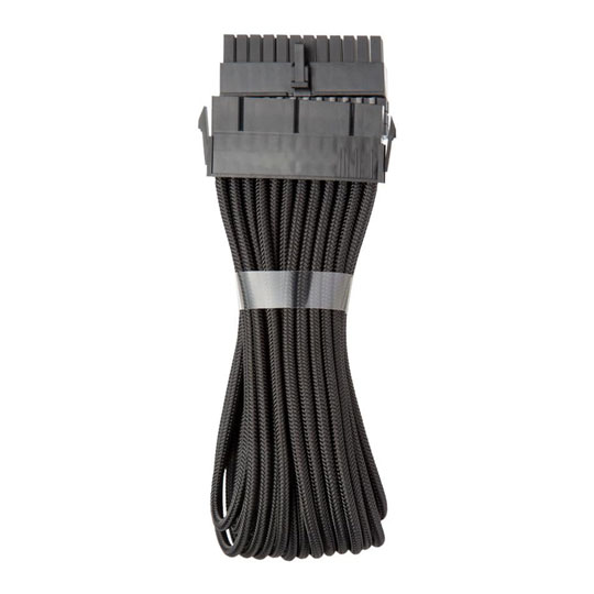 CableMod Pro ModMesh 30cm Black Sleeved 24pin ATX Power Cable Extension
