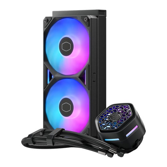 Cooler Master MasterLiquid 240 Atmos II VRM FAN Intel/AMD CPU Liquid Cooler Cooler Master MasterLiquid 240 Atmos II VRM FAN Intel/AMD CPU Liquid Cooler