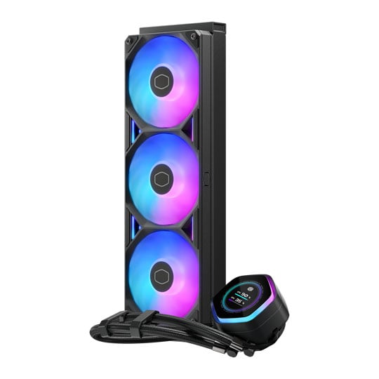 Cooler Master MasterLiquid 360 Atmos II LCD Intel/AMD CPU Liquid Cooler Cooler Master MasterLiquid 360 Atmos II LCD Intel/AMD CPU Liquid Cooler