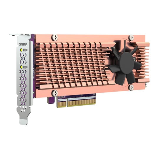 QNAP QM2-2P-384A M.2 NVMe SSDs PCIe 3.0 Expansion Card