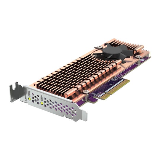 QNAP QM2-2P-384A M.2 NVMe SSDs PCIe 3.0 Expansion Card : image 3