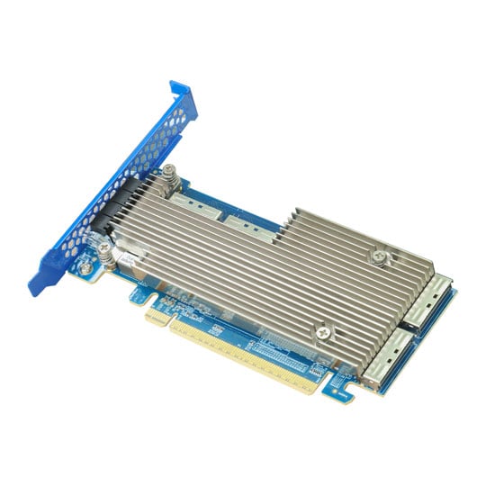 HighPoint Rocket 7628U MCIO NVMe PCIe 5.0 RAID Adapter Card HighPoint Rocket 7628U MCIO NVMe PCIe 5.0 RAID Adapter Card