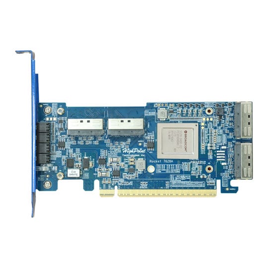 HighPoint Rocket 7628U MCIO NVMe PCIe 5.0 RAID Adapter Card : image 3