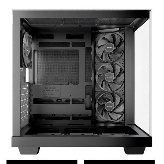 be quiet! Light Base 500 Black Tempered Glass PC Gaming Case be quiet! Light Base 500 Black Tempered Glass PC Gaming Case
