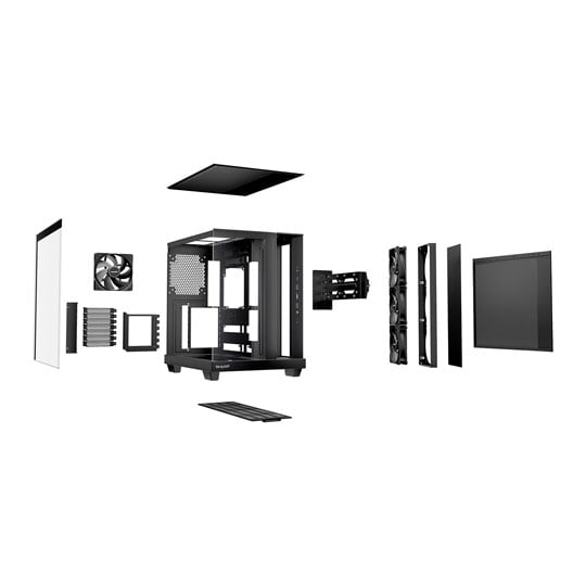 be quiet! Light Base 500 Black Tempered Glass PC Gaming Case : image 4