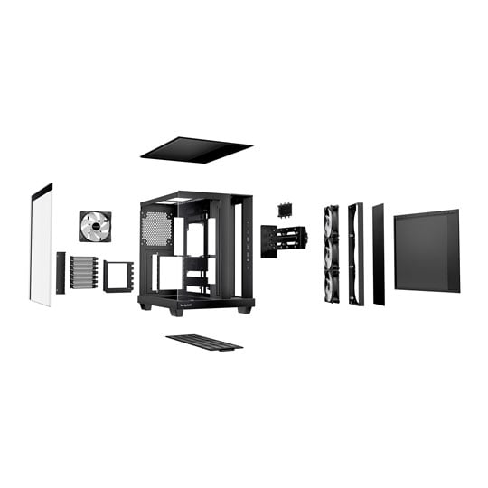 be quiet! Light Base 500 LX Black Tempered Glass PC Gaming Case : image 4