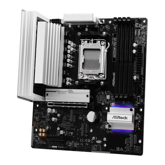 ASRock A620AM Pro RS DDR5 PCIe 4.0 microATX Motherboard : image 3