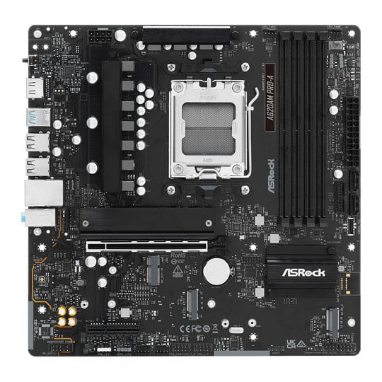 ASRock A620AM Pro-A DDR5 PCIe 4.0 microATX Motherboard ASRock A620AM Pro-A DDR5 PCIe 4.0 microATX Motherboard