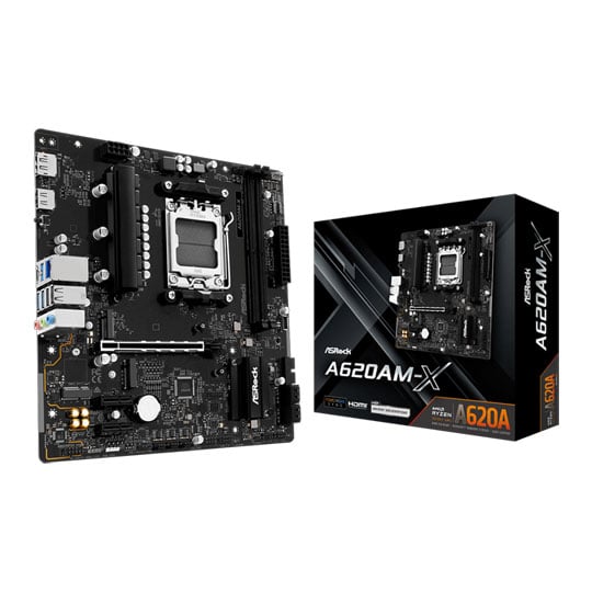 ASRock A620AM-X DDR5 PCIe 4.0 microATX Motherboard