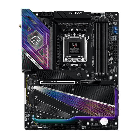 ASRock AMD X870 Nova WiFi 7 AM5 DDR5 PCIe 5.0 ATX Motherboard