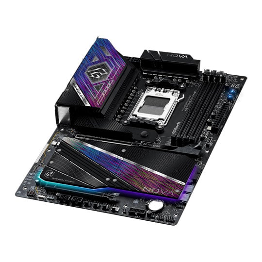 ASRock AMD X870 Nova WiFi 7 AM5 DDR5 PCIe 5.0 ATX Motherboard : image 3