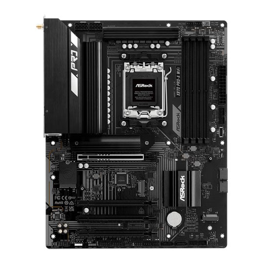 ASRock AMD X870 Pro-A WiFi AM5 DDR5 PCIe 5.0 E-ATX Motherboard ASRock AMD X870 Pro-A WiFi AM5 DDR5 PCIe 5.0 E-ATX Motherboard
