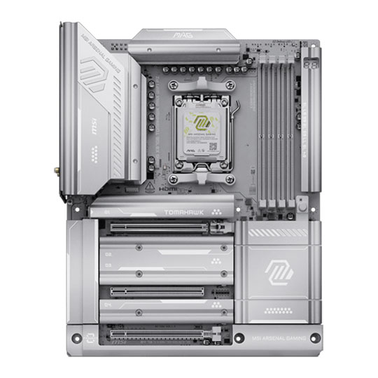 MSI MAG X870E TOMAHAWK MAX WiFi PZ AM5 DDR5 PCIe 5.0 Reverse Connector ATX Motherboard MSI MAG X870E TOMAHAWK MAX WiFi PZ AM5 DDR5 PCIe 5.0 Reverse Connector ATX Motherboard