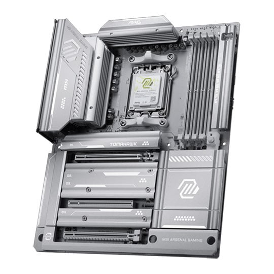 MSI MAG X870E TOMAHAWK MAX WiFi PZ AM5 DDR5 PCIe 5.0 Reverse Connector ATX Motherboard : image 3