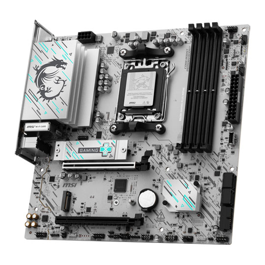 MSI B840M GAMING PLUS WiFi AM5 DDR5 PCIe 4.0 microATX Motherboard : image 3