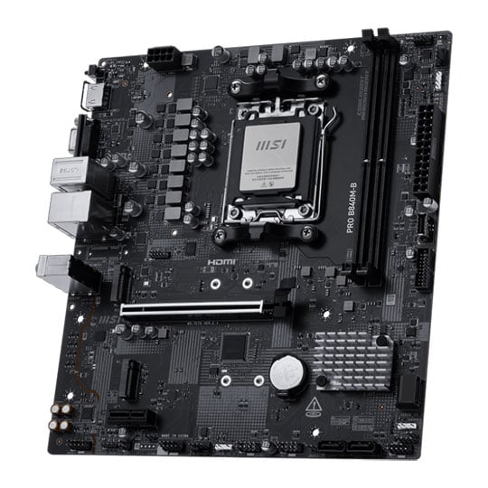 MSI PRO B840M-B AM5 DDR5 PCIe 4.0 microATX Motherboard : image 3