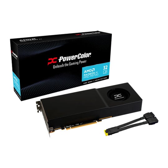 Powercolor AMD Radeon AI PRO R9700 32GB Graphics Card Powercolor AMD Radeon AI PRO R9700 32GB Graphics Card