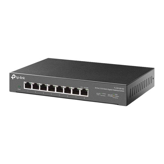 tp-link TL-SG108S-M2 8-Port 2.5G Multi-Gigabit Desktop Switch tp-link TL-SG108S-M2 8-Port 2.5G Multi-Gigabit Desktop Switch