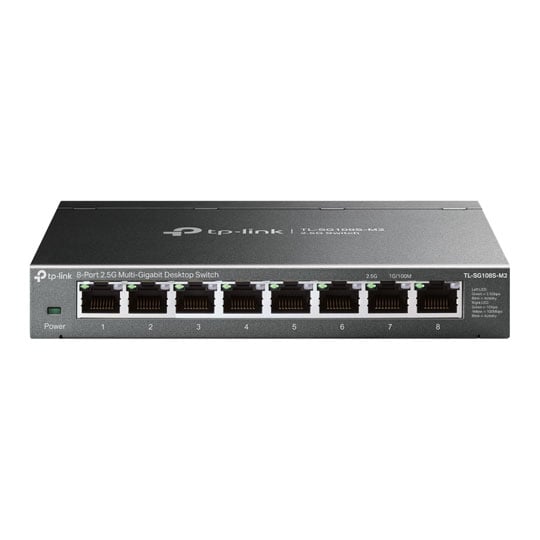 tp-link TL-SG108S-M2 8-Port 2.5G Multi-Gigabit Desktop Switch tp-link TL-SG108S-M2 8-Port 2.5G Multi-Gigabit Desktop Switch