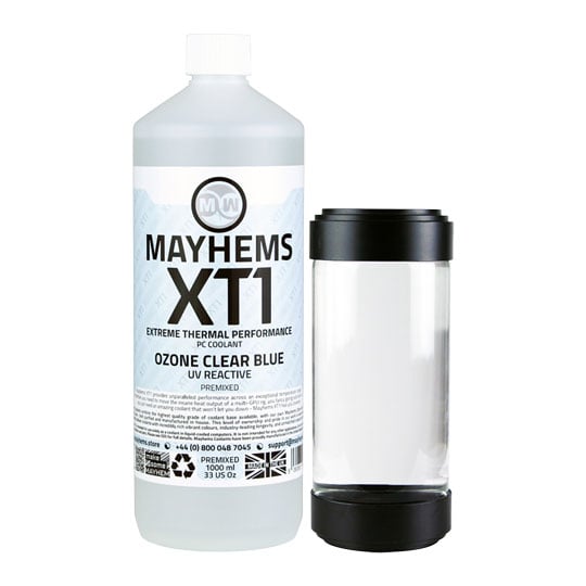 Mayhems XT1 Clear Blue Ozone UV Reactive Premixed Fluid - 1L Mayhems XT1 Clear Blue Ozone UV Reactive Premixed Fluid - 1L