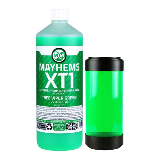 Mayhems XT1 Green Tree Viper UV Reactive Premixed Fluid - 1L