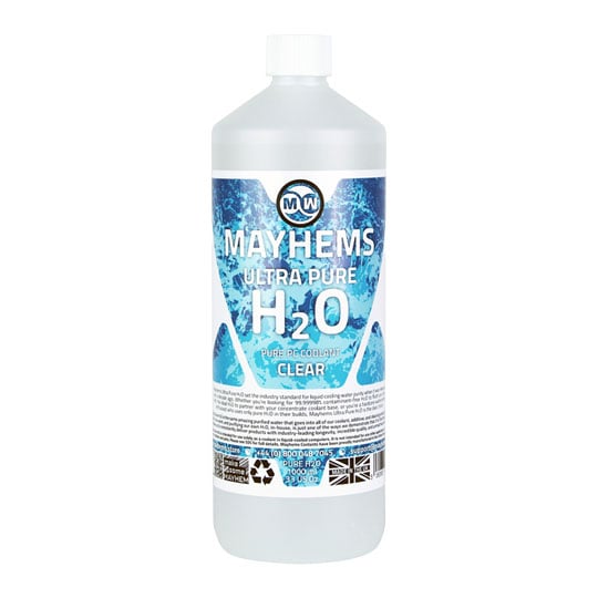Mayhems Ultra Pure H2O 1L Clear Water Cooling Fluid